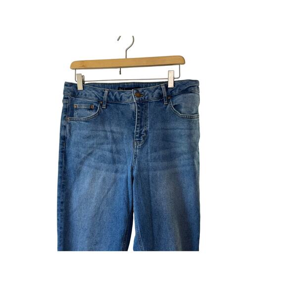 Boden Denim GIRLFRIEND Medium Rinse High Waist Jeans Women's 10L 10 Long - Picture 2 of 4